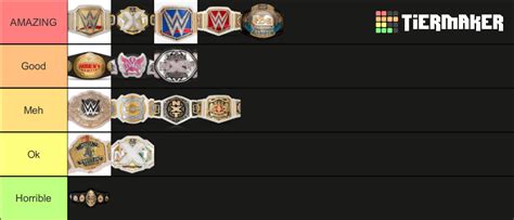 Women’s Tittle Belt History Wwe Aew Tier List Community Rankings Tiermaker