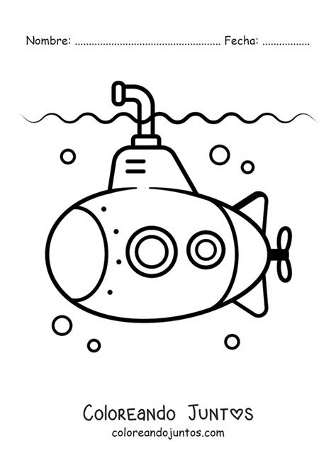 Agregar Dibujo Submarino Para Colorear Camera Edu Vn