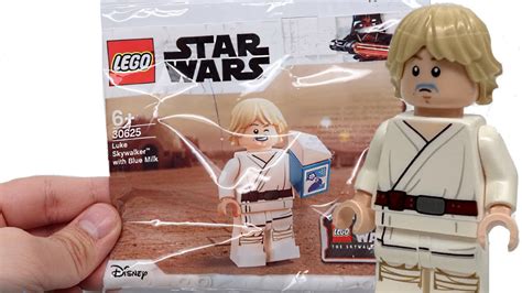 Lego Star Wars Blue Milk Luke Polybag Review Youtube