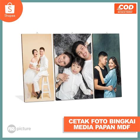 Jual CETAK FOTO 20R 30X40 6R 8R 15 X 20 MEDIA PAPAN MDF ANTI AIR