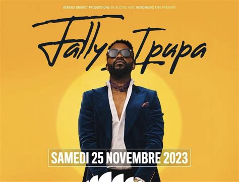 Fally Ipupa à La Défense Arena De Paris Les Billets Sont à Quelques