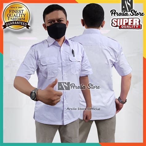 Jual Gh De Baju Kemeja Seragam Putih Pns Asn Pemda Pilot Pdh