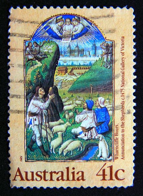 Postage Stamp Australia 1989 Annunciation To The Shepherds