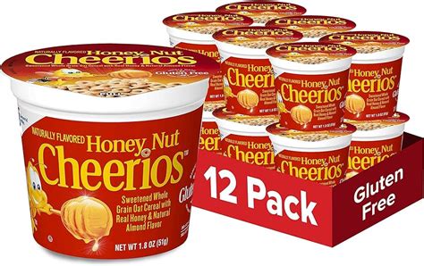 General Mills Honey Nut Cheerios Cereal Bowlpak Case