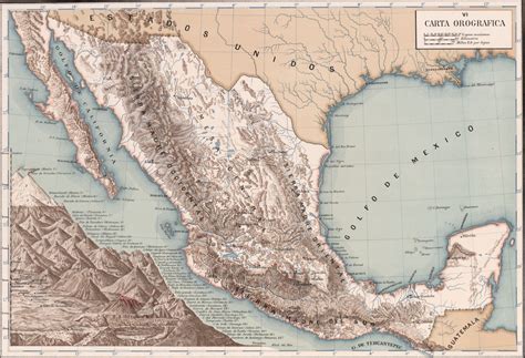 Mapoteca De Pzz On Twitter Mapa Orogr Fico De M Xico