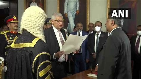 Sri Lanka President Election 2022 Ranil Wickremesinghe Takes Oath As