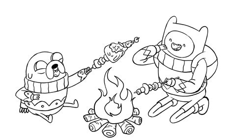 Dibujos De Hora De Aventuras Para Colorear Dibujos Para Colorear