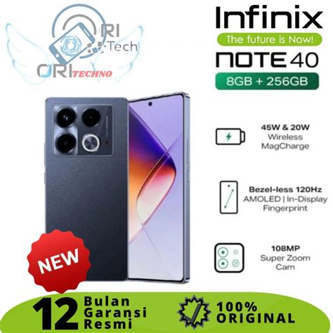 Jual INFINIX NOTE 40 40s NOTE 40 PRO 5G 8 256 Ram Upto 16GB 100