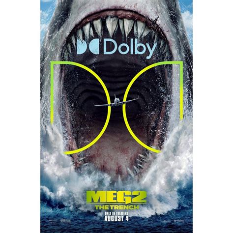 Unleashing the Terror: The Meg 2 Dolby Poster Unveils the Unimaginable ...