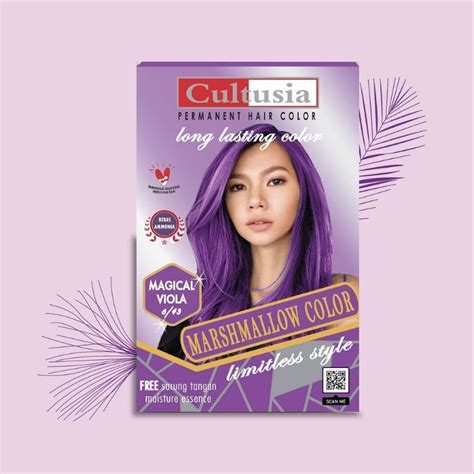 Jual Cultusia Permanent Hair Color Marshmallow Color Pewarna Rambut