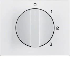 Berker 1087710900 Zentralstück mit Drehknopf für 3 Stufenschalter K 1