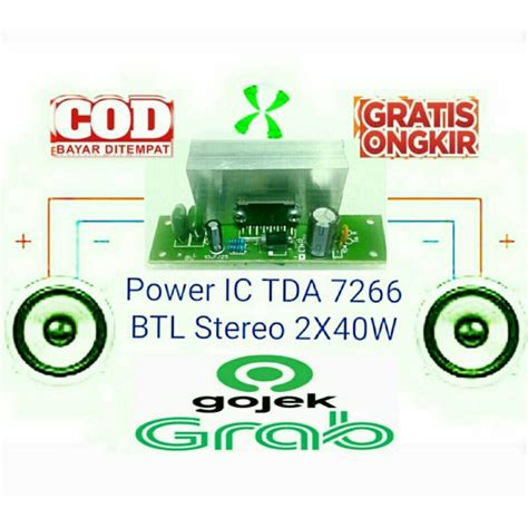 Jual Kit Power Mini Amplifier Ic Tda Btl Stereo X Watt