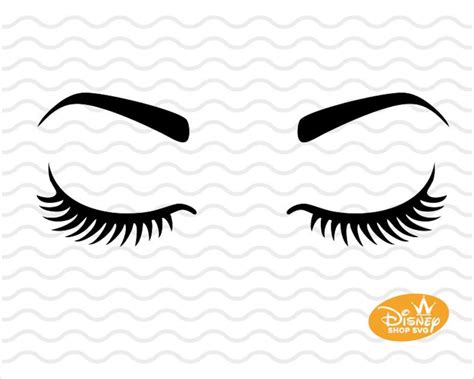 Eyelashes Svg Eyebrows Svg Makeup Svg Svg Instant Etsy