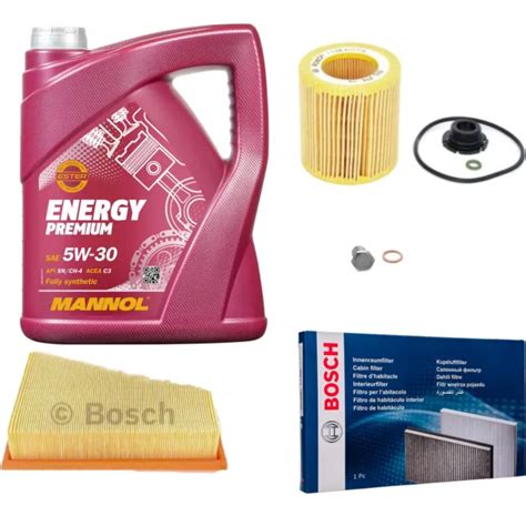 Bosch Paquet Pour Inspection L Mannol Energy Premium W Pour Bmw