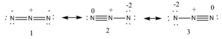 Draw A Lewis Structure For The Azide Ion N How Does The Resonance