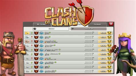 Top 10 Clash Of Clans Players In The World Youtube