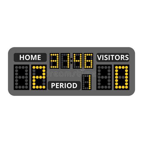 Basketball Scoreboard Stock Vector Illustration Of Cool 67433874