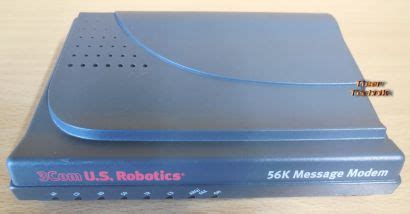 U S Robotics 56K Analog Faxmodem SP Message Plus Seriell 1x RJ 11 DB25