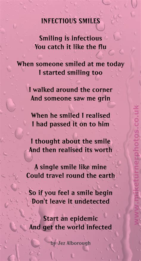 Smile A Poem By Spike Milligan Mike Turner Photoshoots