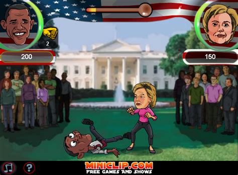 Street Fight Obama vs Hillary - Play Online on Flash Museum 🕹️