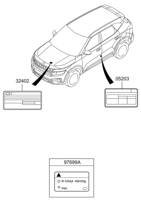 Label 2021 Kia Seltos