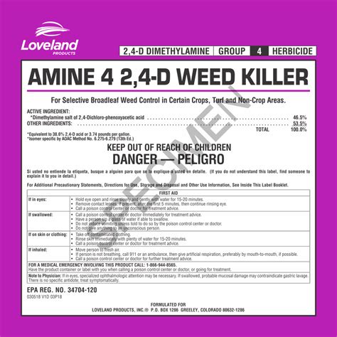 Amine 4 2 4 D 34704 120 Sande Wards Landscape Management