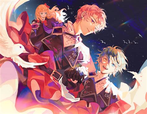 Kagehira Mika Itsuki Shu And Mademoiselle Ensemble Stars Drawn By