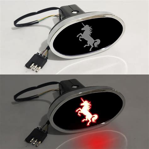 Full Unicorn Led Lighted Trailer Hitch Cover Brake Drive Light Ebay