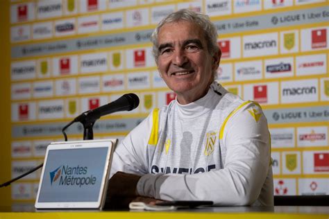 Football Ligue 1 Nommé à Nantes Raymond Domenech fait part de son