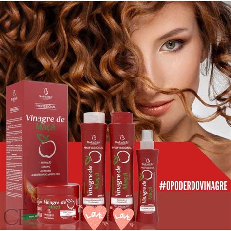 kit Tratamento Capilar Vinagre de Maçã Bio Instinto Shopee Brasil