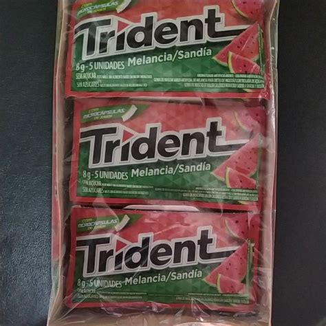 Trident Sabor Melancia Caixa Com 21 Unidades Shopee Brasil