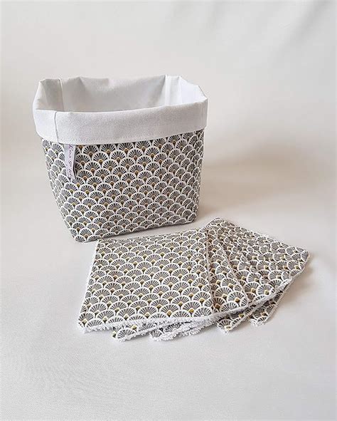 Panière en tissu lingettes lavables en tissu éponge bio pour la