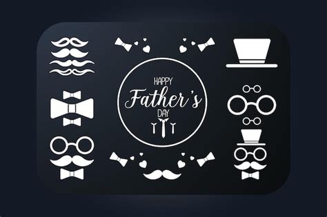 Premium Vector Sets Of Fathers Day Design Elements