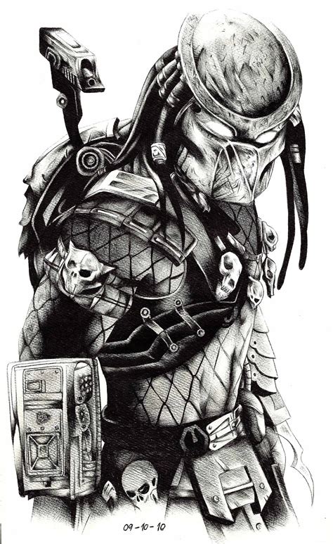 Predator Photo Drawing | Drawing Skill