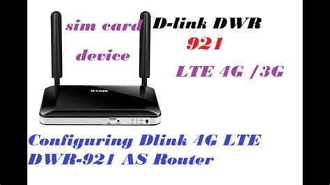 How To Setup D Link DWR 921 4G LTE Modem As Router Simple Method