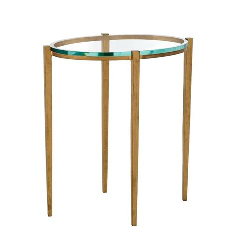 Petite Glass End Table in 2022 | Glass top end tables, Glass end tables ...