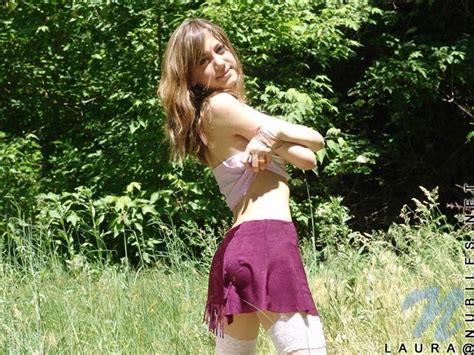 Petite Coed In Stockings Strips Nude Outdoors Porn Pictures XXX Photos