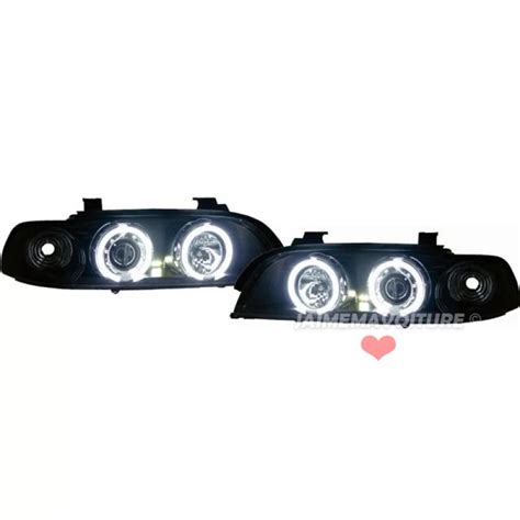 Phares Avants Angel Eyes Bmw E Ccfl Noir