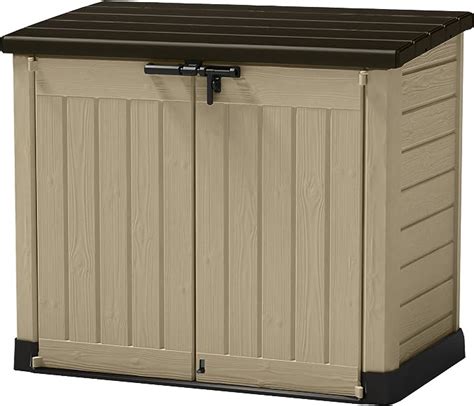 Store It Out Max Keter Outdoor Garden Storage Shed Beige And Brown