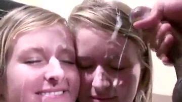 Two Blonde Sluts Want Their Faces Covered In Cum Porn