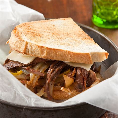 Philly Shredded Beef Sandwiches