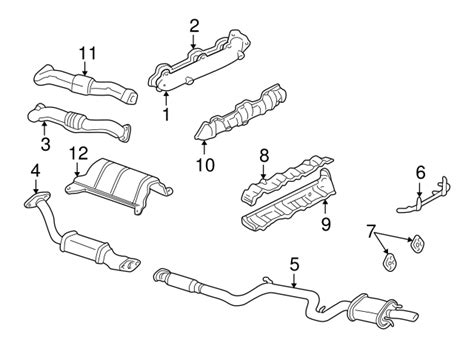 2003 2005 Buick Century Muffler And Pipe 15144846 Quirkparts