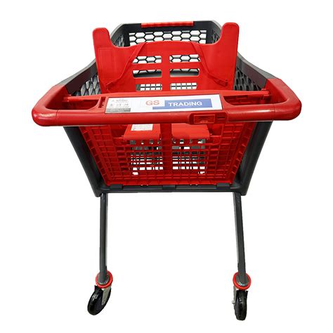 Light Weight Plastic Supermarket Shopping Trolley for Grocery Store