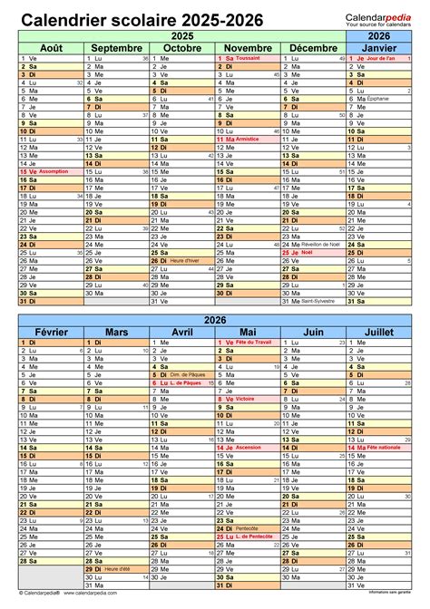 Calendrier Vacances Scolaires 2025 2025 Excel Sheet Violet Sabreen