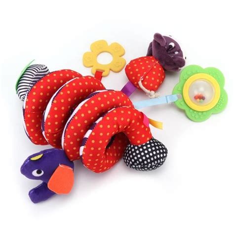 Jouets en peluche pour poussette de bébé Jouet pour berceau en spirale