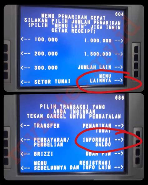 Cara Mudah Cek Saldo Tabungan Bri Di Atm Bri My Notes