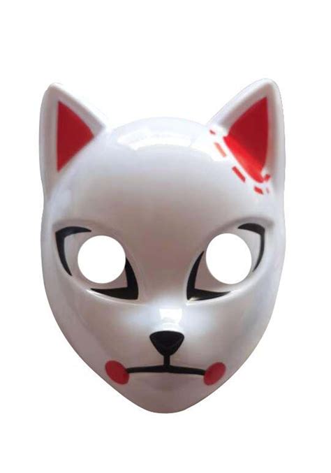 Anime Slayer Red Cat Mask