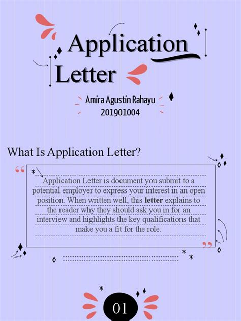 Application Letter Application Letter Amira Agustin Rahayu 201901004 Download Free Pdf