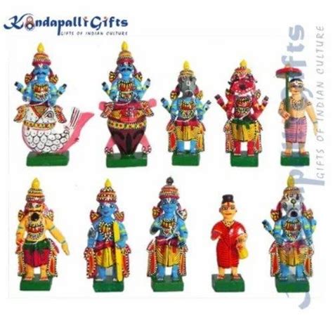 Handmade Toys Multicolor Dasavatharalu For Home At Best Price In Krishna