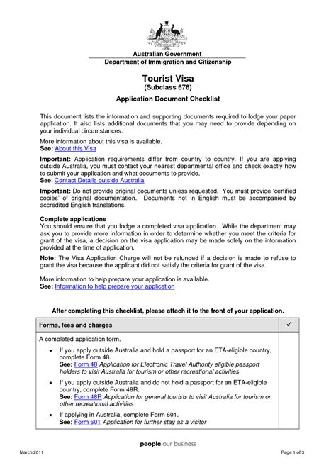 Sample Invitation Letter For Australian Visa